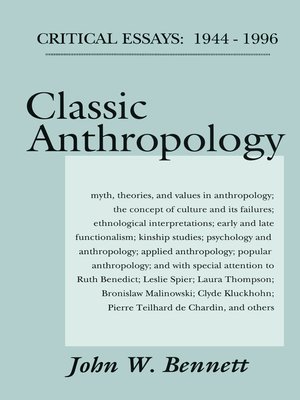 cover image of Classic Anthropology